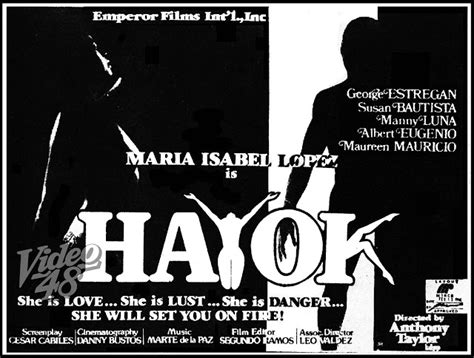 george estregan and maureen mauricio|‎Hayok (1986) directed by Anthony Taylor • Film .